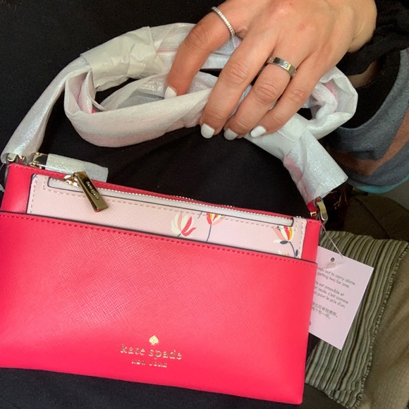 Authentic Kate Spade Saffiano leather top zip Crosby w large card holder - Picture 10 of 16